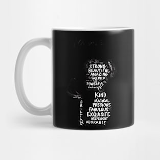 Words of Inspiration | Women are powerfull | T Shirt Design Mug